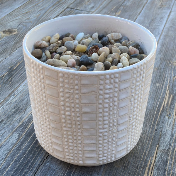 Textured Ceramic Container