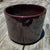 Gainey Ceramic Container 8" x 6" Burgundy